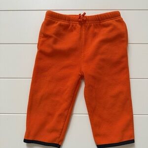 Vintage Old Navy Kids Orange Joggers with Black Trim